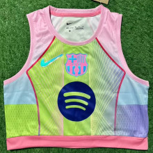25-26 BAR Pink Yellow Women Yoga Vest (女)