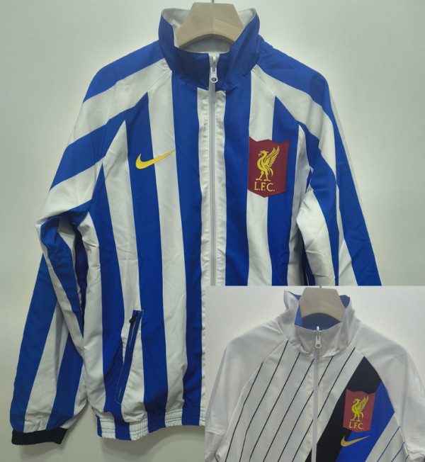 24-25 LIV Blue & White Double Sided Windbreaker (双面风衣)