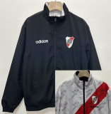 25-26 River Plate Black & White Double Sided Windbreaker (双面风衣)