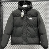 24-25 MF4 AD Black Hooded Cotton Coat #棉衣