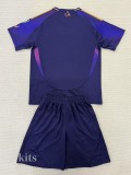 25-26 LA Galaxy Purple Away Kids Soccer Jersey #带章