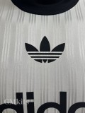 2025 AD Casual White Player Version Training shirts (三叶草)
