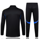 25-26 Man Utd Black Half Pull Tracksuit #B2538(半拉链)