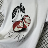 T273 NK White High Quality Casual T-Shirt #苹果