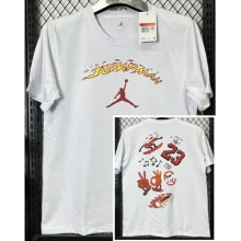 T266 Jordan White High Quality Casual T-Shirt