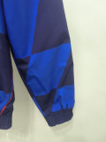 24-25 Croatia Lake blue & Blue Double Sided Windbreaker (双面风衣)