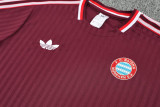 25-26 Bayern Jujube red Training Short Suit