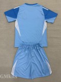25-26 LA Galaxy Blue GoalKeeper Kids Soccer Jersey