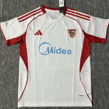 25-26 Sevilla White Fans Soccer Jersey