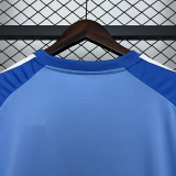 25-26 RMA Blue GoalKeeper Fans Soccer Jersey