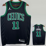 22-23 CELTICS IRVING #11 Black Top Quality Hot Pressing NBA Jersey (Trapeze Edition) 飞人版
