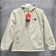 2024 TNF Velvet Thickened warm Beige Outdoor Jackets #F3 加绒冲锋衣