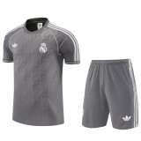 25-26 RMA Grey Training Short Suit