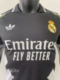 25-26 RMA Black Special Edition Player Version Training Shirts 黄袖边