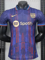 25-26 BAR Royal Blue Special Edition Player Version Training Shirts (翻领)