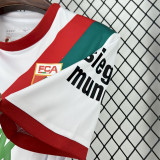24-25 FC Augsburg Home Fans Soccer Jersey