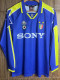 1996-1997 JUV Away Blue Retro Long Sleeve Soccer Jersey (长袖)