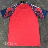 25-26 Man Utd Red Black Fans Training shirts (蛇纹)