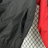 24-25 Man Utd Black Red Windbreaker