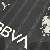 24-25 Monterrey Third Black Fans Soccer Jersey (黑色)