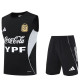 25-26 Argentina Black Tank top and shorts suit
