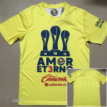 24-25 Club America Yellow Champion Training shirts (背后没图案)