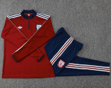 25-26 ARS Jujube red Half Pull Tracksuit #B2539(半拉链)