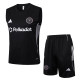 25-26 Inter Miami Black Tank top and shorts suit #D2555