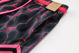C2440 Jordan Grey Red Casual Short Pants