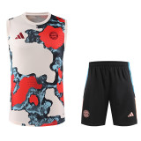 25-26 Bayern Khaki Tank top and shorts suit
