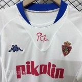 2001-2002 Zaragoza Home Retro Soccer Jersey