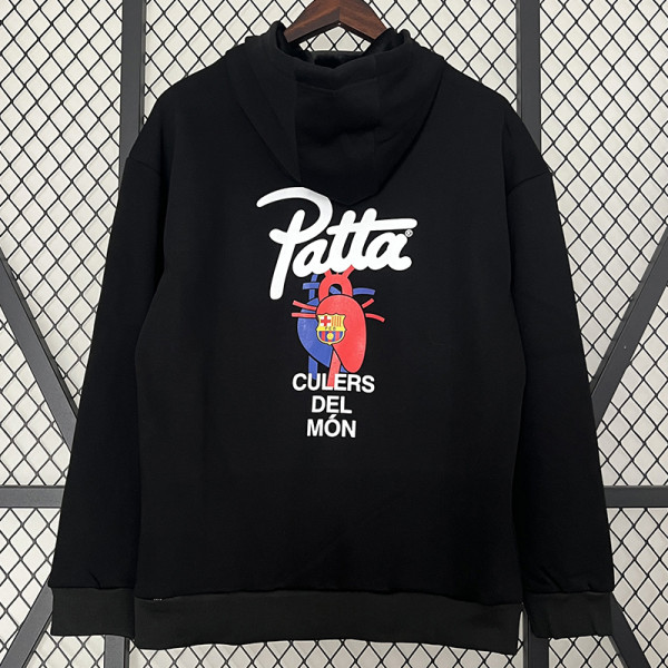 23-24 BAR Black Hoody (加绒) 黑