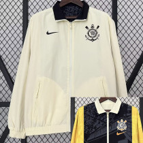 24-25 Corinthians khaki & Black Double Sided Windbreaker (双面风衣)