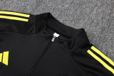 25-26 Man Utd Black Half Pull Tracksuit #B2538(半拉链)