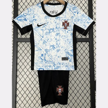 24-25 Portugal Away Kids Soccer Jersey