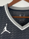 22-23 Kings WILLIAMS #55 Black Top Quality Hot Pressing NBA Jersey (Trapeze Edition)飞人版