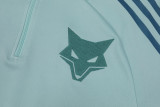 25-26 Cruzeiro Light green Kids Half Pull Tracksuit (童装)(半拉链)