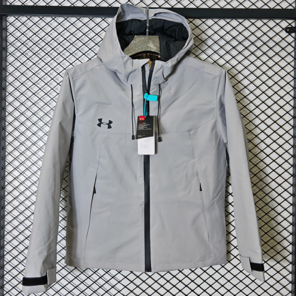 2024 UA Cotton Thickened warm Grey Outdoor Jackets #A803加棉冲锋衣