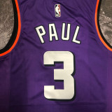 22-23 SUNS PAUL #3 Purple Top Quality Hot Pressing NBA Jersey (Retro Logo)
