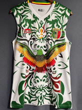 2023 Mali White Green Vest (白绿花)