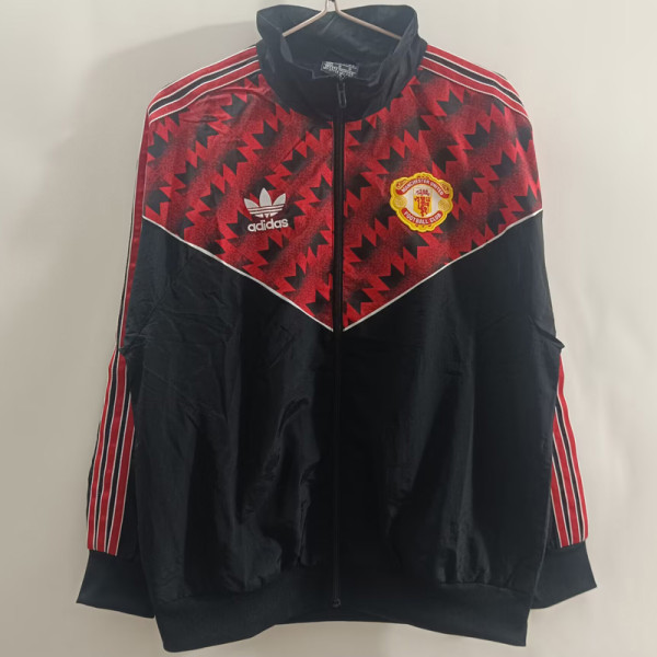 25-26 Man Utd Red Black Windbreaker