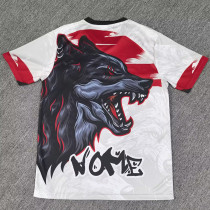 25-26 Japan White Special Edition Fans Soccer Jersey 狼