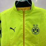25-26 Dortmund Yellow & Fluorescent Green Double Sided Windbreaker (双面风衣)