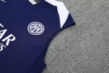 25-26 INT Royal blue Tank top and shorts suit