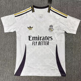 24-25 RMA White Joint Edition Fans Soccer Jersey (紫边)