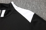 2025 JOM Black Half Pull Tracksuit (半拉链)