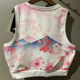 25-26 Japan White Women Yoga Vest (女)