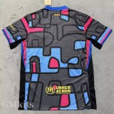 25-26 BAR Grey Black Special Edition Fans Training Shirts