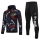 25-26 PSG Black Hoodie Tracksuit (卫衣套装)