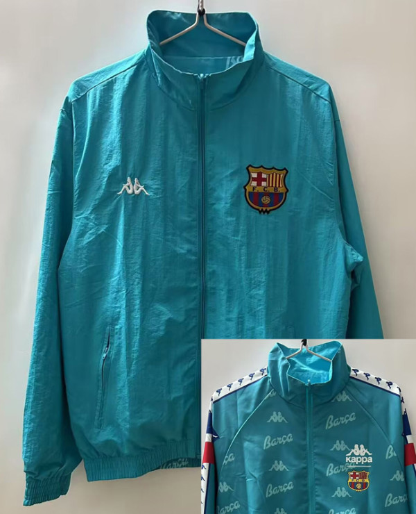 24-25 BAR Green Retro Double Sided Windbreaker (双面风衣)(刺绣)